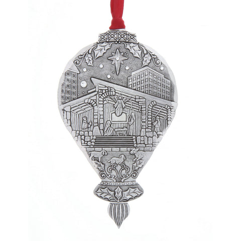 Christmas City Ornament | Wendell August Forge Handcrafted Holiday Tree Decoration Keepsake