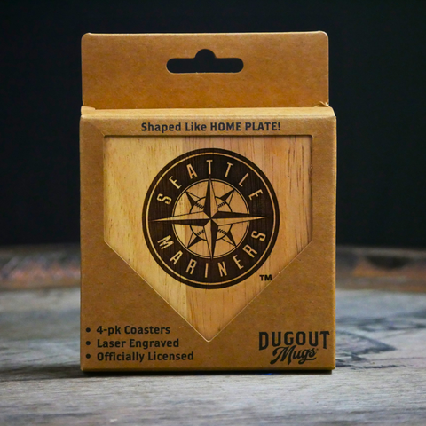 Seattle Mariners Dugout Mug® | Wood Coaster