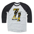 Pittsburgh Penguins Evgeni Malkin Men's Baseball T-Shirt Men's Baseball T-Shirt 500 LEVEL Black / Ash XS Men's Baseball T-Shirt