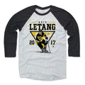 Pittsburgh Penguins Kris Letang Men's Baseball T-Shirt Men's Baseball T-Shirt 500 LEVEL Black / Ash XS Men's Baseball T-Shirt