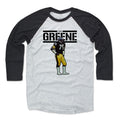 Joe Greene Play K Men's Baseball T-Shirt Men's Baseball T-Shirt 500 LEVEL Black / Ash XS Men's Baseball T-Shirt