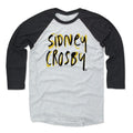 Pittsburgh Penguins Sidney Crosby Men's Baseball T-Shirt Men's Baseball T-Shirt 500 LEVEL Black / Ash XS Men's Baseball T-Shirt