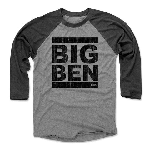 Ben Roethlisberger Big Ben K Men's Baseball T-Shirt Men's Baseball T-Shirt 500 LEVEL   