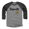 Pittsburgh Pirates Bryan Reynolds Men's Baseball T-Shirt Men's Baseball T-Shirt 500 LEVEL Black / Heather Gray XS Men's Baseball T-Shirt