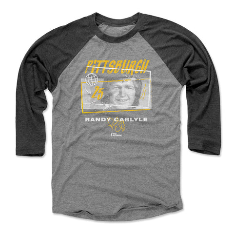 Randy Carlyle Pittsburgh Tones  Men's Baseball T-Shirt Men's Baseball T-Shirt 500 LEVEL   