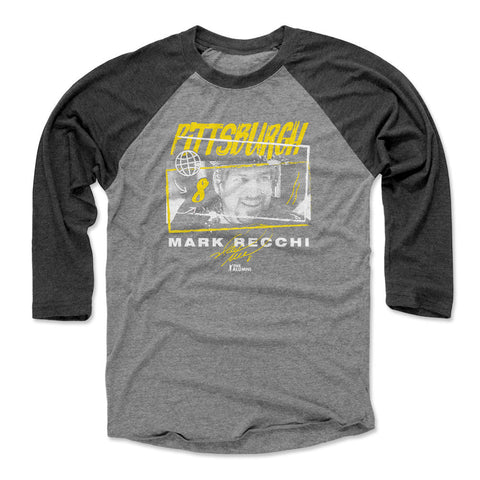 Mark Recchi Pittsburgh Tones  Men's Baseball T-Shirt Men's Baseball T-Shirt 500 LEVEL   