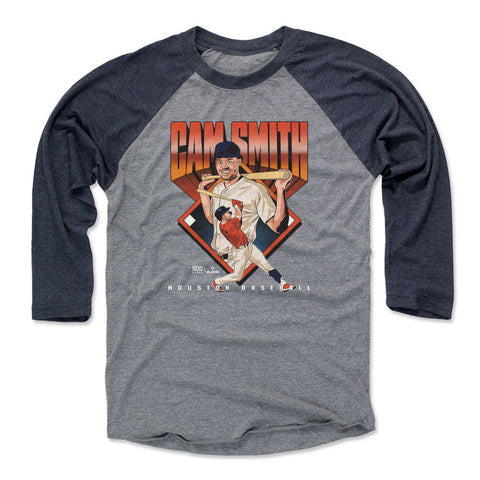Cam Smith Houston Baseball Diamond WHT