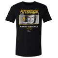 Randy Carlyle Pittsburgh Tones  Men's Cotton T-Shirt Men's Cotton T-Shirt 500 LEVEL   