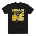 Joe Greene Bold  Men's Cotton T-Shirt Men's Cotton T-Shirt 500 LEVEL Black S Men's Cotton T-Shirt