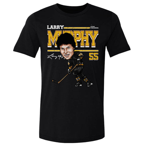 Larry Murphy Pittsburgh Cartoon  Men's Cotton T-Shirt Men's Cotton T-Shirt 500 LEVEL   