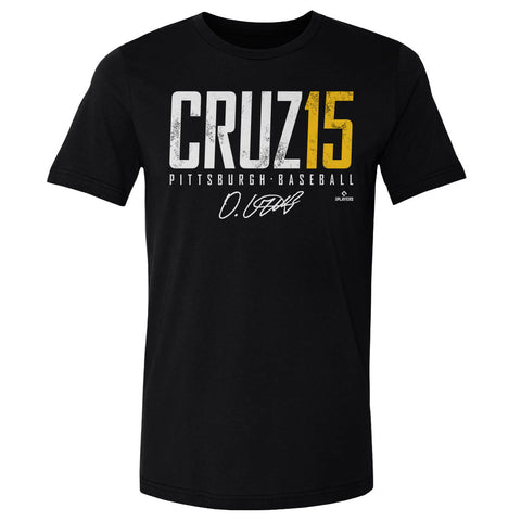 Pittsburgh Pirates Oneil Cruz Men's Cotton T-Shirt Men's Cotton T-Shirt 500 LEVEL Black S Men's Cotton T-Shirt