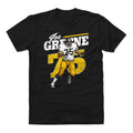 Joe Greene Retro  Men's Cotton T-Shirt Men's Cotton T-Shirt 500 LEVEL Black S Men's Cotton T-Shirt