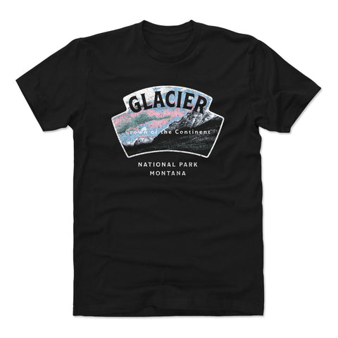 Glacier National Park Montana Shield WHT