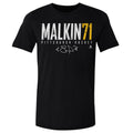 Pittsburgh Penguins Evgeni Malkin Men's Cotton T-Shirt Men's Cotton T-Shirt 500 LEVEL Black S Men's Cotton T-Shirt