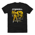 Pittsburgh Pirates Willie Stargell Men's Cotton T-Shirt Men's Cotton T-Shirt 500 LEVEL Black S Men's Cotton T-Shirt