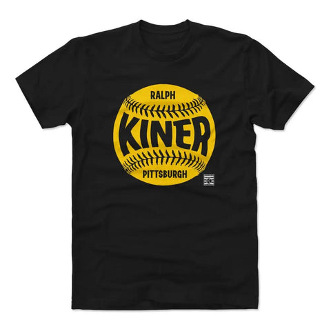 Pittsburgh Pirates Ralph Kiner Men's Cotton T-Shirt Men's Cotton T-Shirt 500 LEVEL Black S Men's Cotton T-Shirt