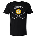 Paul Coffey Pittsburgh 77 Sticks  Men's Cotton T-Shirt Men's Cotton T-Shirt 500 LEVEL   