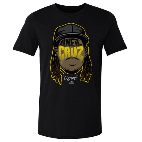 Pittsburgh Pirates Oneil Cruz Men's Cotton T-Shirt Men's Cotton T-Shirt 500 LEVEL Black S Men's Cotton T-Shirt