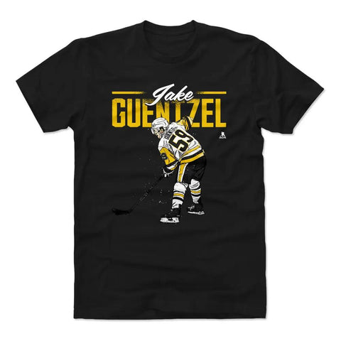 Pittsburgh Penguins Jake Guentzel Men's Cotton T-Shirt Men's Cotton T-Shirt 500 LEVEL Black S Men's Cotton T-Shirt