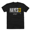 Pittsburgh Pirates Ke'Bryan Hayes Men's Cotton T-Shirt Men's Cotton T-Shirt 500 LEVEL Black S Men's Cotton T-Shirt