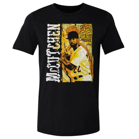 Pittsburgh Pirates Andrew McCutchen Men's Cotton T-Shirt Men's Cotton T-Shirt 500 LEVEL Black S Men's Cotton T-Shirt