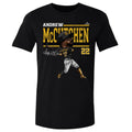 Pittsburgh Pirates Andrew McCutchen Men's Cotton T-Shirt Men's Cotton T-Shirt 500 LEVEL Black S Men's Cotton T-Shirt