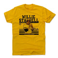 Pittsburgh Pirates Willie Stargell Men's Cotton T-Shirt Men's Cotton T-Shirt 500 LEVEL Gold M Men's Cotton T-Shirt