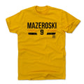 Pittsburgh Pirates Bill Mazeroski Men's Cotton T-Shirt Men's Cotton T-Shirt 500 LEVEL Gold S Men's Cotton T-Shirt