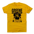 Joe Greene Sketch K Men's Cotton T-Shirt Men's Cotton T-Shirt 500 LEVEL Gold S Men's Cotton T-Shirt