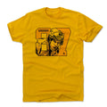 Pittsburgh Penguins Sidney Crosby Men's Cotton T-Shirt Men's Cotton T-Shirt 500 LEVEL Gold S Men's Cotton T-Shirt