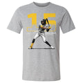 Pittsburgh Pirates Oneil Cruz Men's Cotton T-Shirt Men's Cotton T-Shirt 500 LEVEL Heather Gray S Men's Cotton T-Shirt