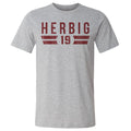 Nick Herbig College Font Men's Cotton T-Shirt Men's Cotton T-Shirt 500 LEVEL   