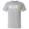 Pittsburgh Penguins Evgeni Malkin Men's Cotton T-Shirt Men's Cotton T-Shirt 500 LEVEL Heather Gray S Men's Cotton T-Shirt