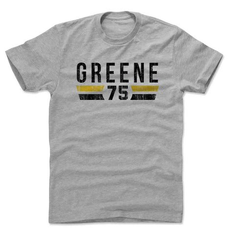 Joe Greene Font K Men's Cotton T-Shirt Men's Cotton T-Shirt 500 LEVEL Heather Gray S Men's Cotton T-Shirt