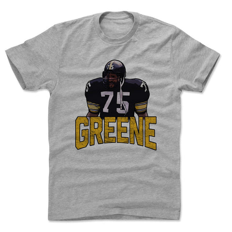 Joe Greene LIB K Men's Cotton T-Shirt Men's Cotton T-Shirt 500 LEVEL Heather Gray S Men's Cotton T-Shirt