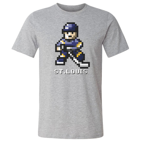 St. Louis Hockey 8 bit WHT