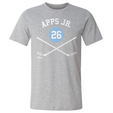 Syl Apps Jr. Pittsburgh 26 Sticks  Men's Cotton T-Shirt Men's Cotton T-Shirt 500 LEVEL   