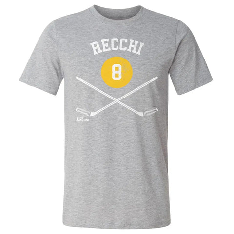 Mark Recchi Pittsburgh 8 Sticks  Men's Cotton T-Shirt Men's Cotton T-Shirt 500 LEVEL   