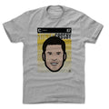 Pittsburgh Penguins Sidney Crosby Men's Cotton T-Shirt Men's Cotton T-Shirt 500 LEVEL Heather Gray S Men's Cotton T-Shirt