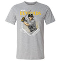 Pittsburgh Pirates Bryan Reynolds Men's Cotton T-Shirt Men's Cotton T-Shirt 500 LEVEL Heather Gray S Men's Cotton T-Shirt