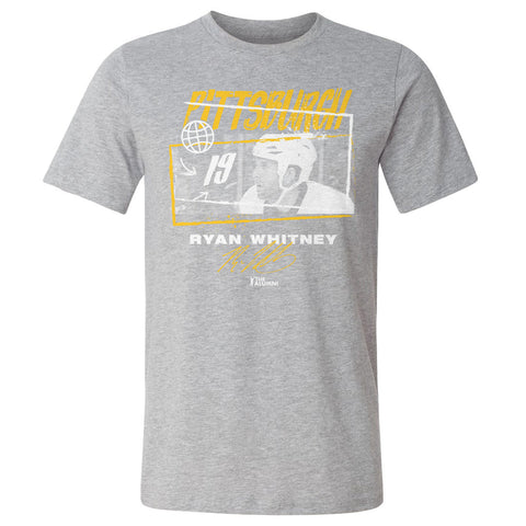 Ryan Whitney Pittsburgh Tones  Men's Cotton T-Shirt Men's Cotton T-Shirt 500 LEVEL   