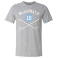 Lowell MacDonald Pittsburgh 18 Sticks  Men's Cotton T-Shirt Men's Cotton T-Shirt 500 LEVEL   