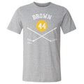 Rob Brown Pittsburgh 44 Sticks  Men's Cotton T-Shirt Men's Cotton T-Shirt 500 LEVEL   