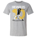 Pittsburgh Pirates Bryan Reynolds Men's Cotton T-Shirt Men's Cotton T-Shirt 500 LEVEL Heather Gray S Men's Cotton T-Shirt