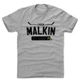 Pittsburgh Penguins Evgeni Malkin Men's Cotton T-Shirt Men's Cotton T-Shirt 500 LEVEL Heather Gray S Men's Cotton T-Shirt