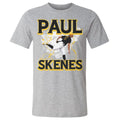 Paul Skenes Pittsburgh Pirates Lightning  | Men's Cotton T-Shirt Men's Cotton T-Shirt 500 LEVEL Heather Gray S Men's Cotton T-Shirt