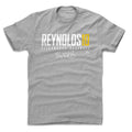 Pittsburgh Pirates Bryan Reynolds Men's Cotton T-Shirt Men's Cotton T-Shirt 500 LEVEL Heather Gray S Men's Cotton T-Shirt