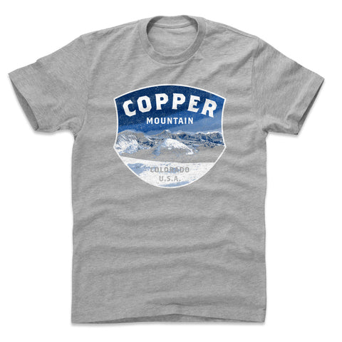 Copper Mountain Colorado Shield WHT