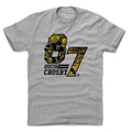 Pittsburgh Penguins Sidney Crosby Men's Cotton T-Shirt Men's Cotton T-Shirt 500 LEVEL Heather Gray S Men's Cotton T-Shirt