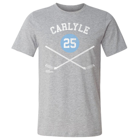 Randy Carlyle Pittsburgh 25 Sticks  Men's Cotton T-Shirt Men's Cotton T-Shirt 500 LEVEL   